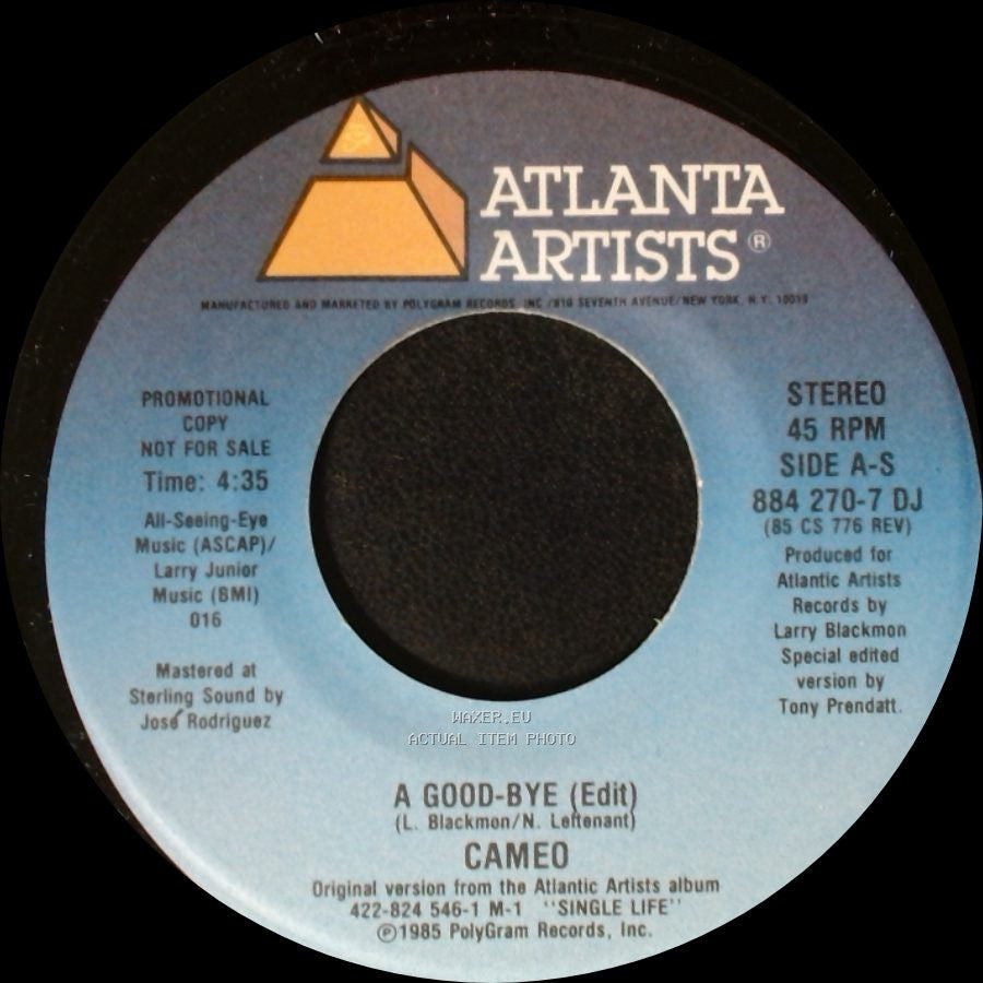 Cameo - A Good-Bye (Edit) / A Good-Bye (Edit) side A