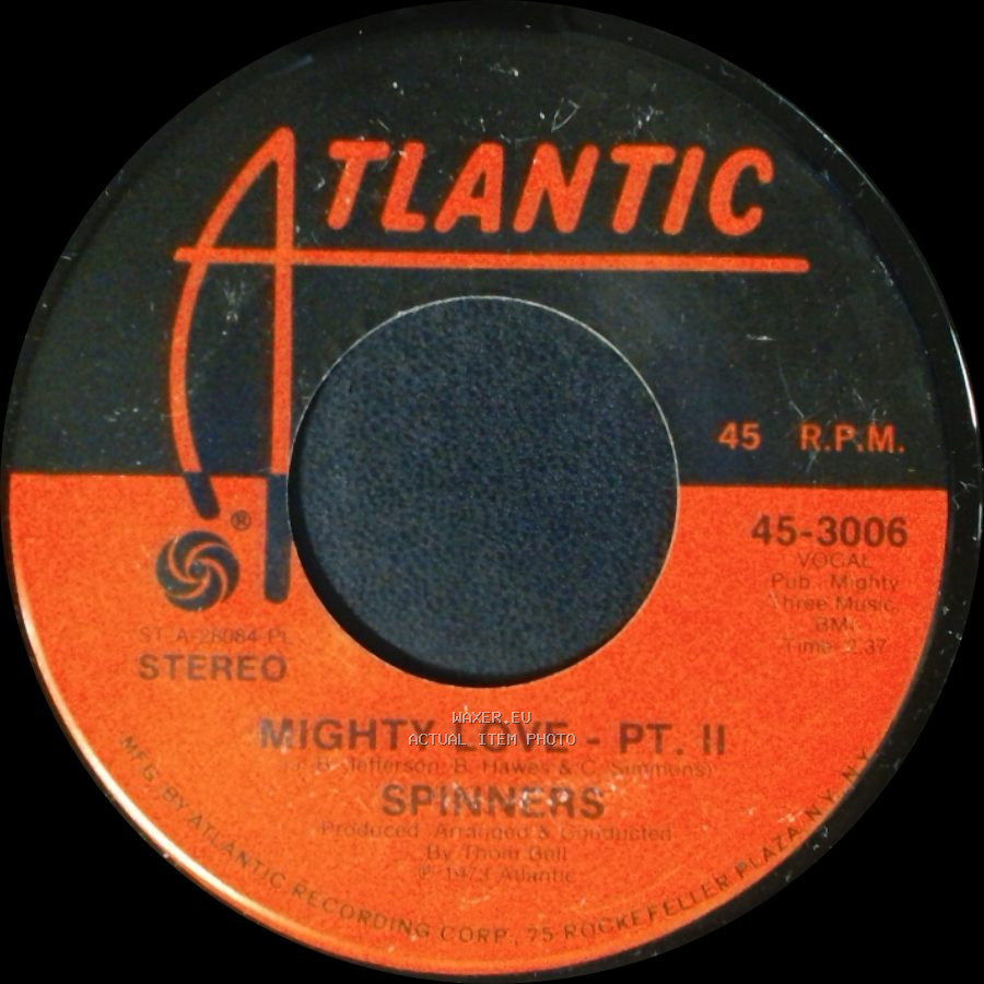 Spinners - Mighty Love - Pt. Ii / Mighty Love - Pt. I side A
