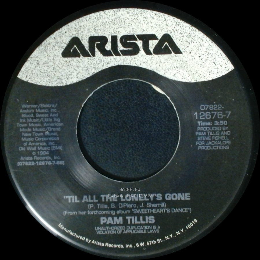 Pam Tillis - Spilled Perfume / 'til All The Lonely's Gone side B