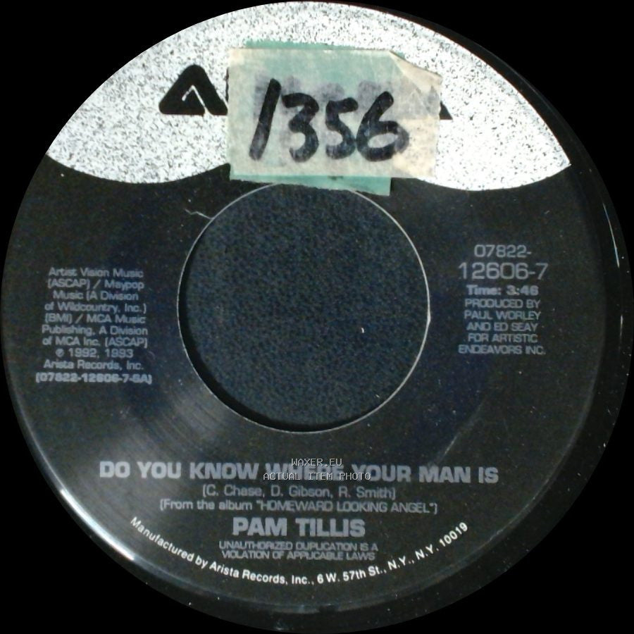 Pam Tillis - Do You Know Where Your Man Is / We've Tried Everything Else side A