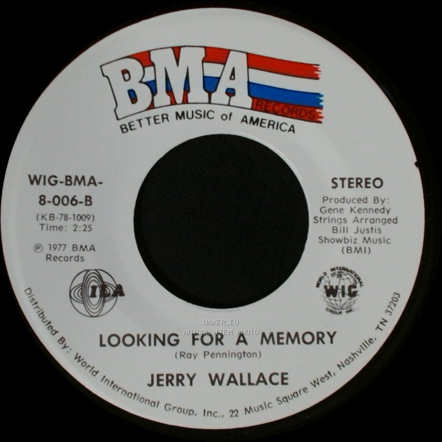 Jerry Wallace - Looking For A Memory / At The End Of A Rainbow side A