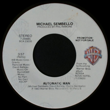 Michael Sembello - Automatic Man / Automatic Man side A