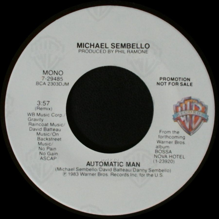 Michael Sembello - Automatic Man / Automatic Man side B