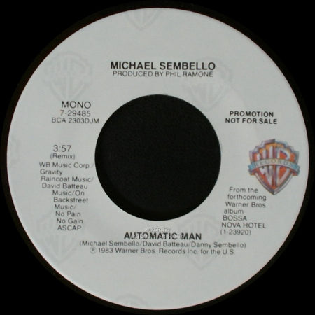 Michael Sembello - Automatic Man / Automatic Man side B