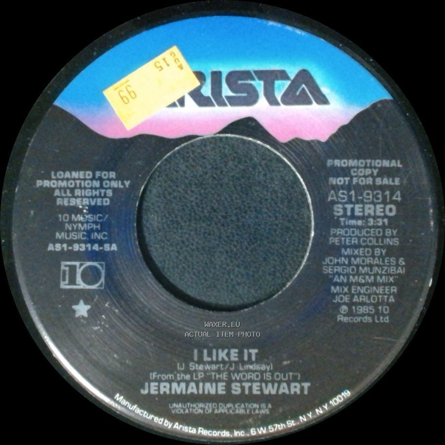 Jermaine Stewart - I Like It / I Like It side A