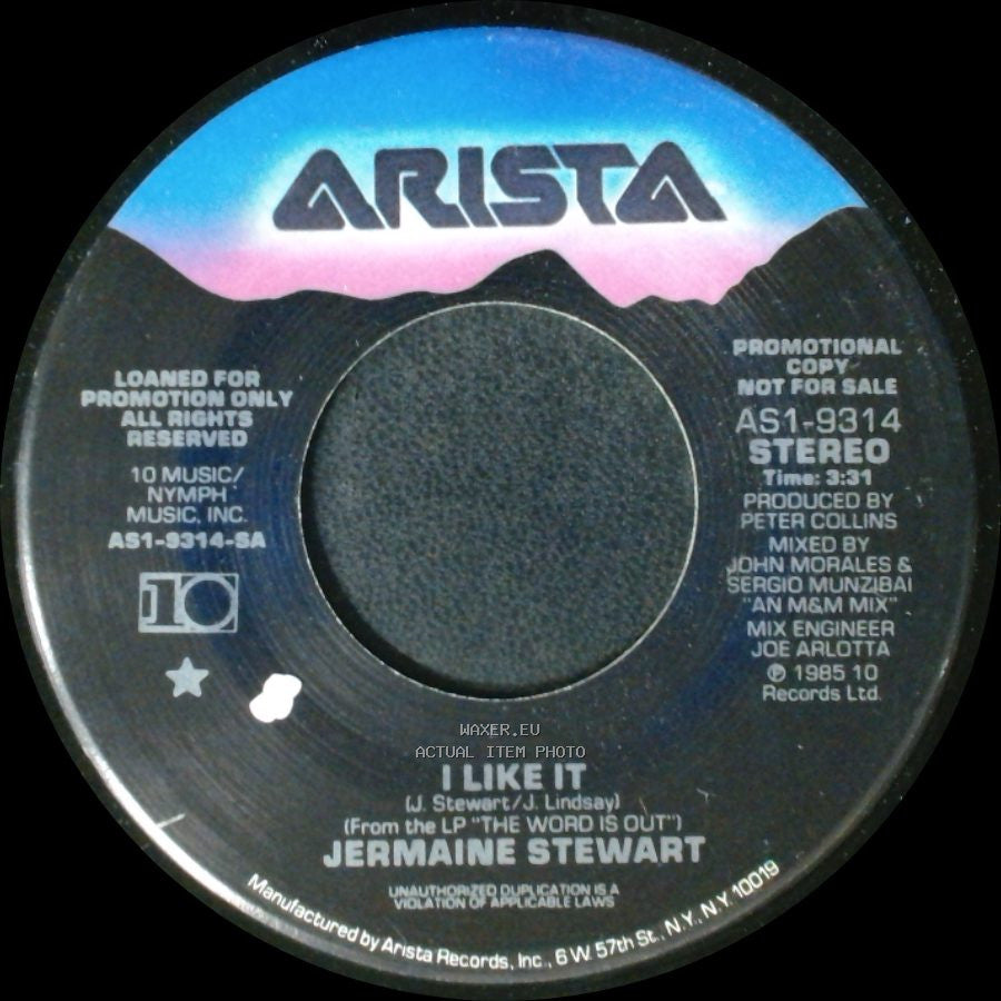 Jermaine Stewart - I Like It / I Like It side B