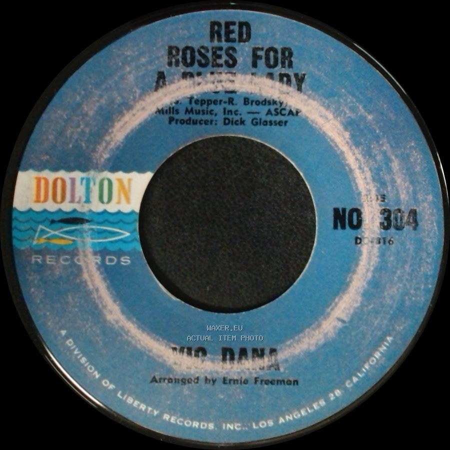Vic Dana - Red Roses For A Blue Lady / Blue Ribbons (For Her Curls) side A