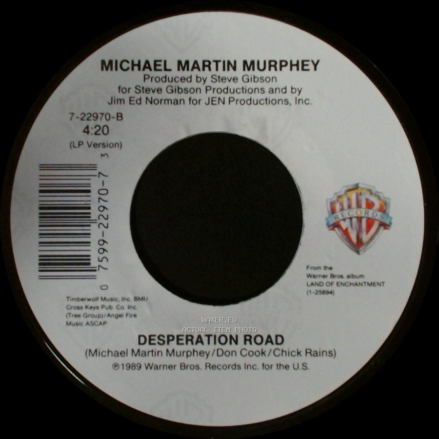 Michael Martin Murphey - Never Givin' Up On Love / Desperation Road side B