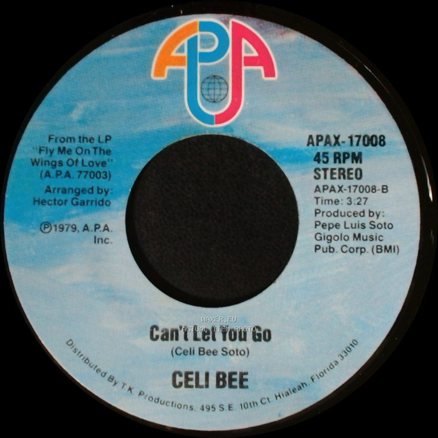 Celi Bee - Can't Let You Go / Love Drops side A