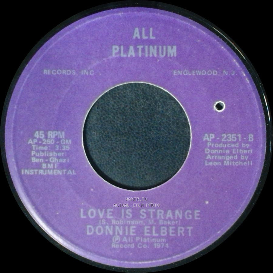 Donnie Elbert - Love Is Strange / Love Is Strange side B