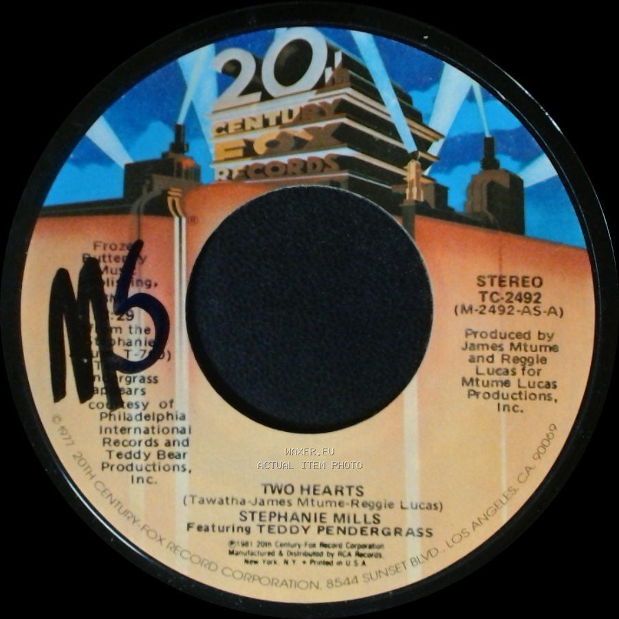 Stephanie Mills Featuring Teddy Pendergrass / Stephanie Mills - Two Hearts / I Just Wanna Say side A