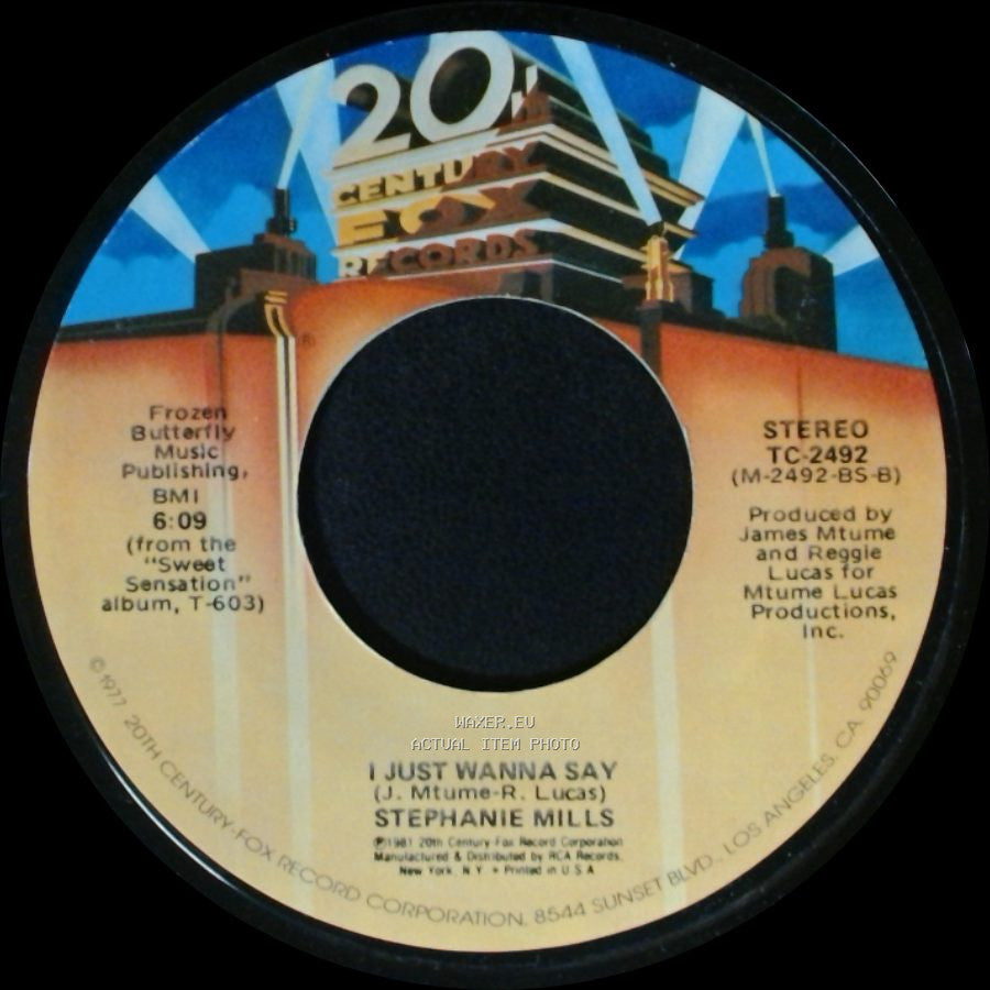 Stephanie Mills Featuring Teddy Pendergrass / Stephanie Mills - Two Hearts / I Just Wanna Say side B