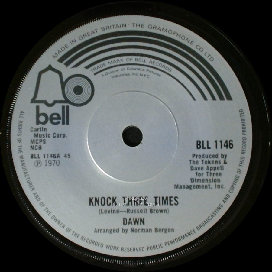 Dawn - Knock Three Times / Home side A