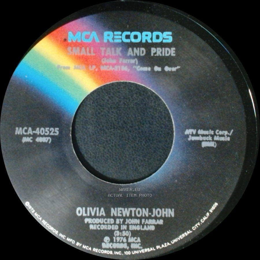 Olivia Newton-John - Small Talk And Pride / Come On Over side A