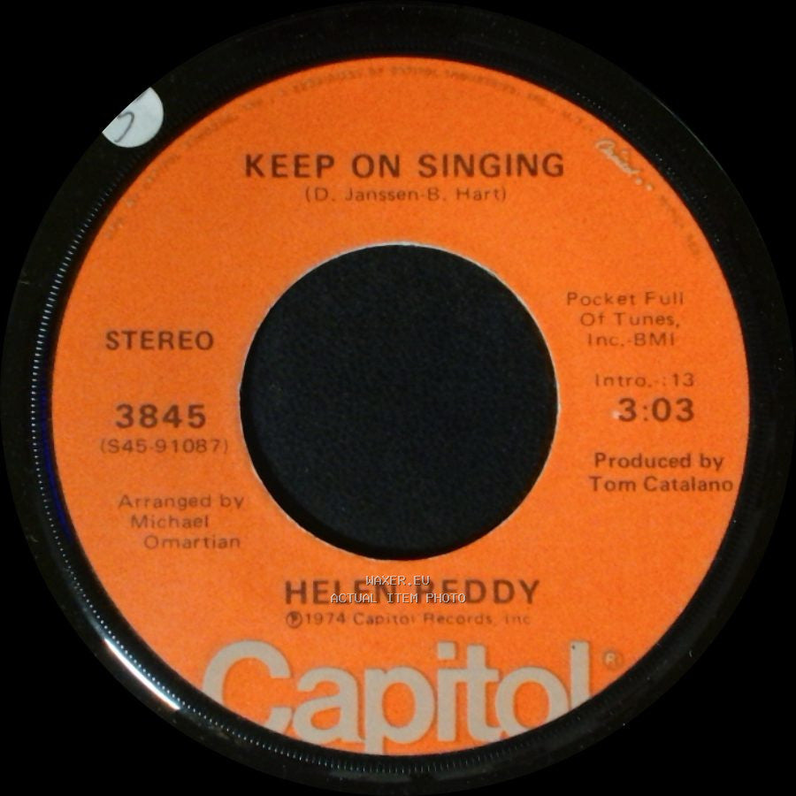Helen Reddy - Keep On Singing / You're My Home side A