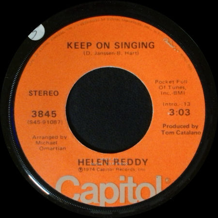 Helen Reddy - Keep On Singing / You're My Home side A
