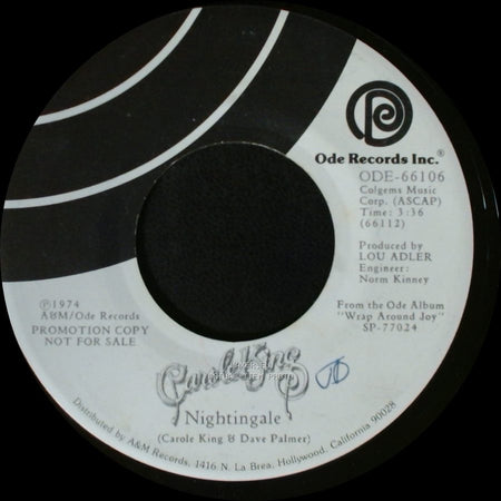 Carole King - Nightingale / You're Something New side A