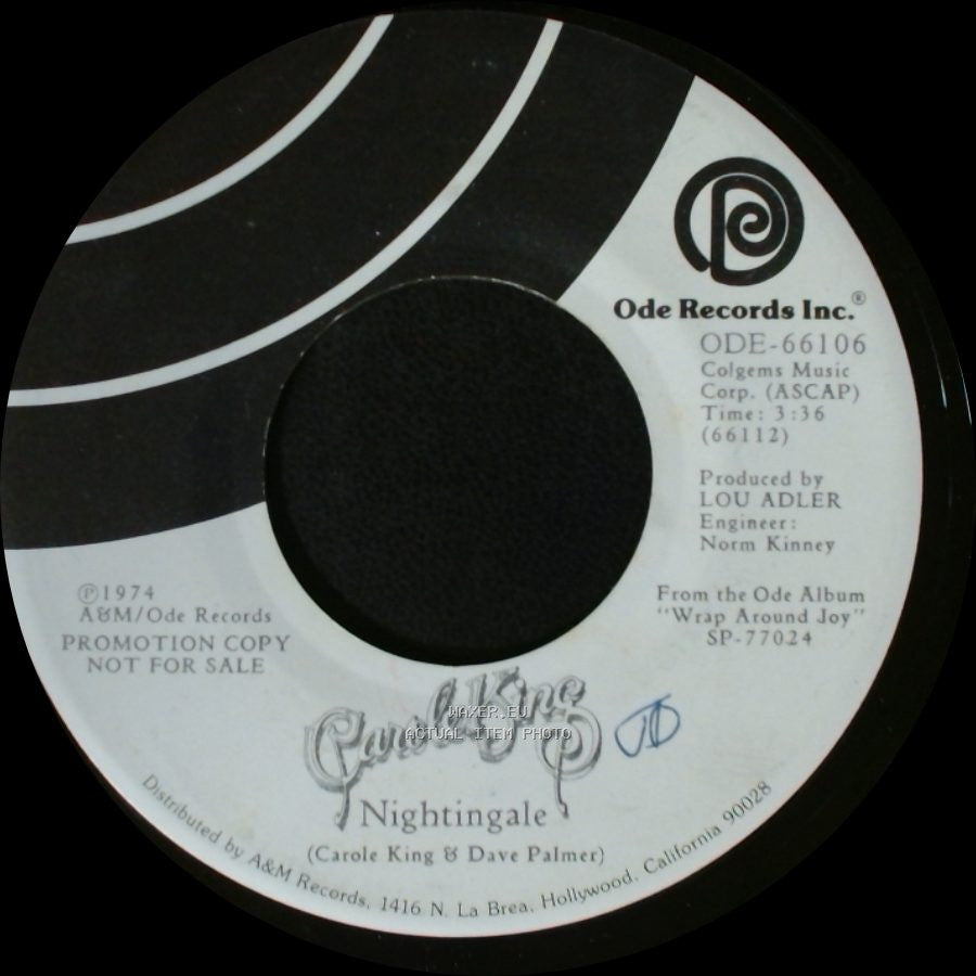 Carole King - Nightingale / You're Something New side A
