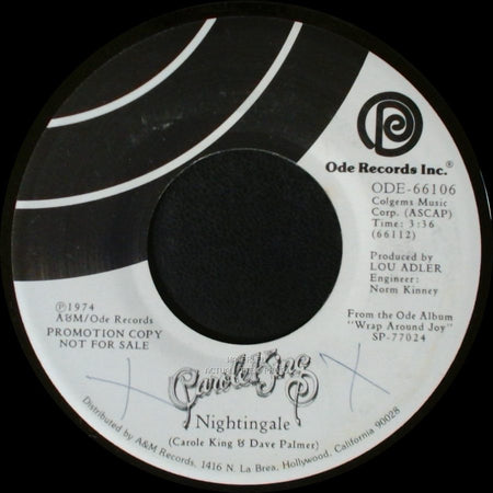 Carole King - Nightingale / You're Something New side A