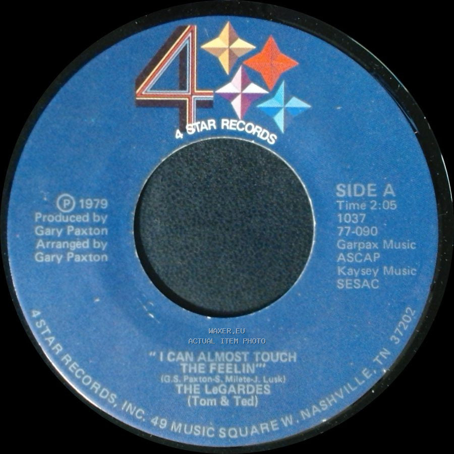 The Legardes (Tom & Ted) - I Can Almost Touch The Feelin' / "True Love" (Cole Porter) side A