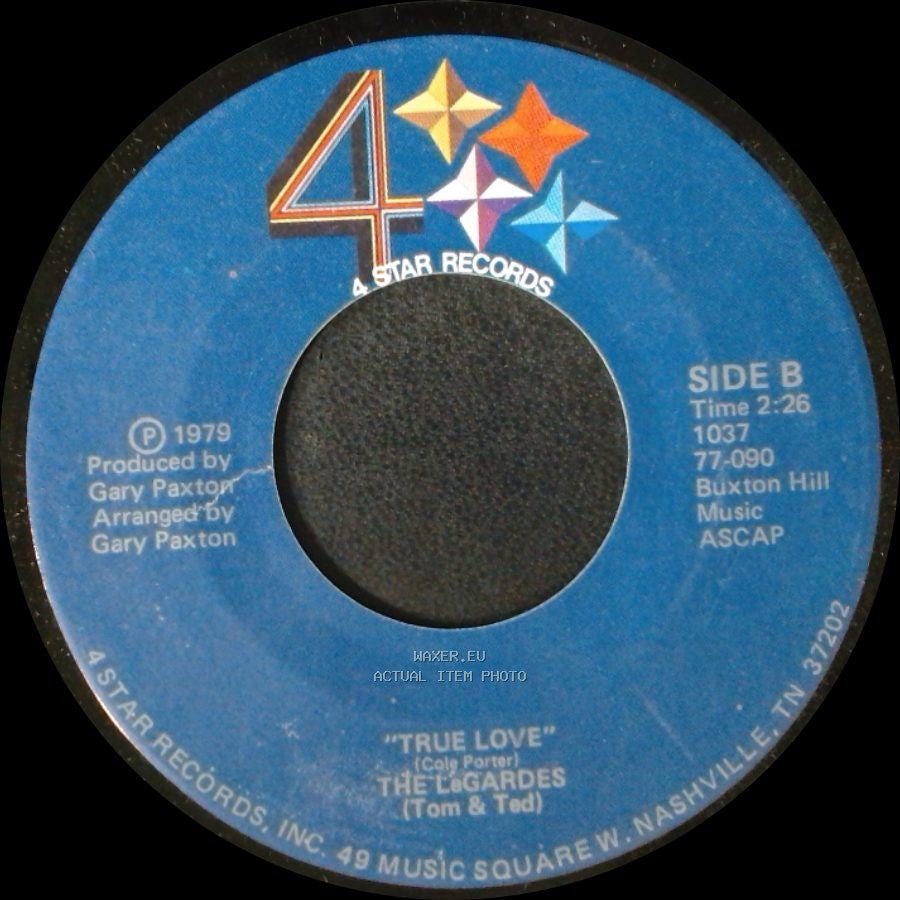 The Legardes (Tom & Ted) - I Can Almost Touch The Feelin' / "True Love" (Cole Porter) side B