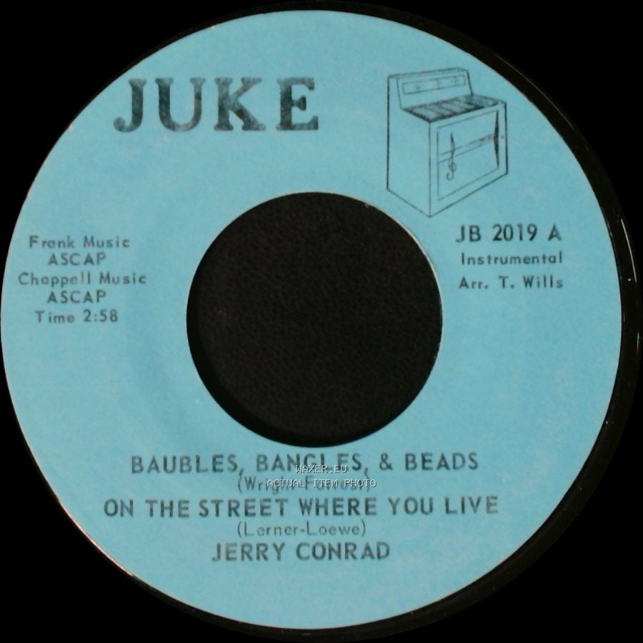 Jerry Conrad - Baubles, Bangles, & Beads / On The Street Where You Live / Tenderly side B