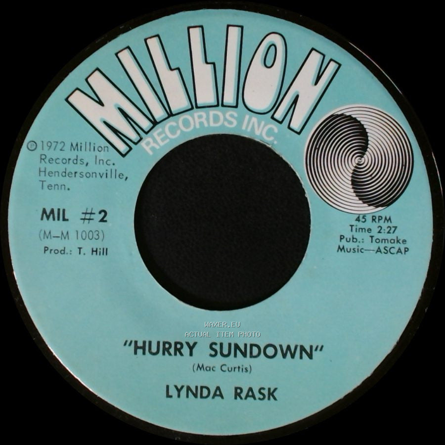 Lynda Rask - Hurry Sundown / Love Wonderful Love side A