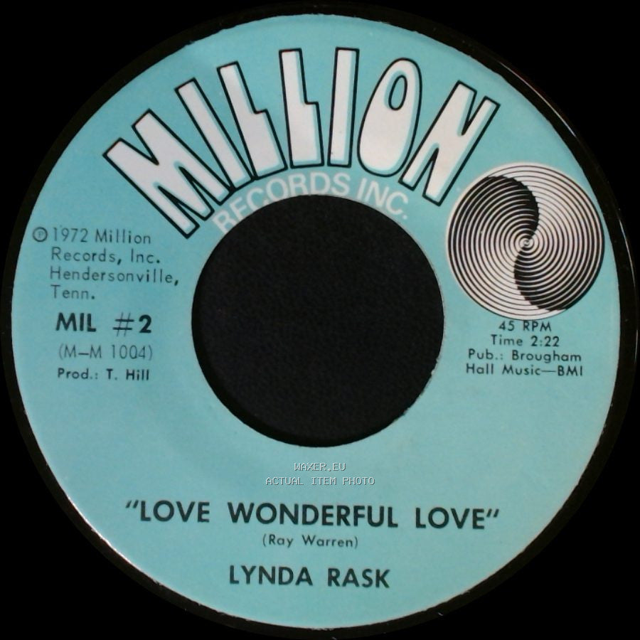 Lynda Rask - Hurry Sundown / Love Wonderful Love side B