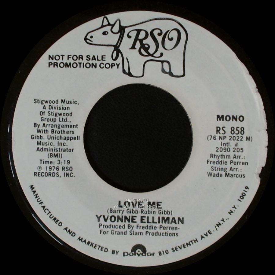 Yvonne Elliman - Love Me / Love Me side A