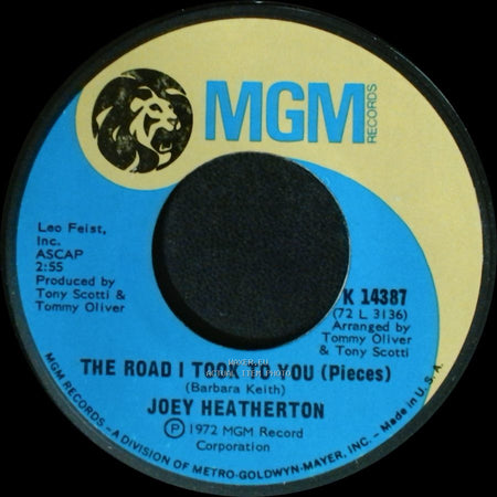 Joey Heatherton - Gone / The Road I Took To You (Pieces) side A