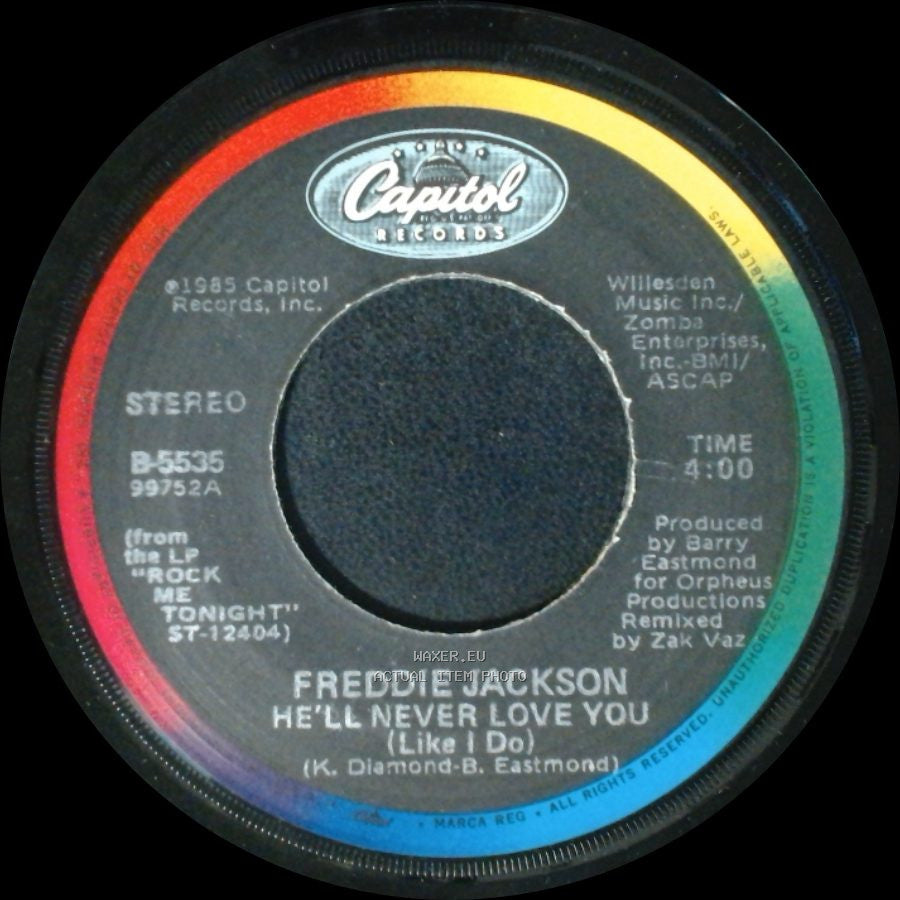 Freddie Jackson - I Wanna Say I Love You / He'll Never Love You (Like I Do) side B
