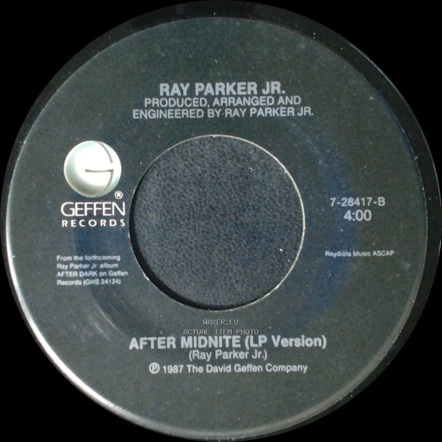 Ray Parker Jr. - After Midnite (Lp Version) / I Don't Think That Man Should Sleep Alone side A