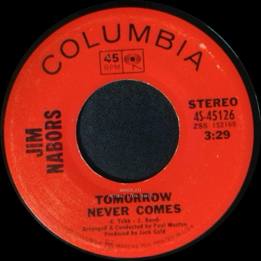 Jim Nabors - Tomorrow Never Comes / It's My Life side A