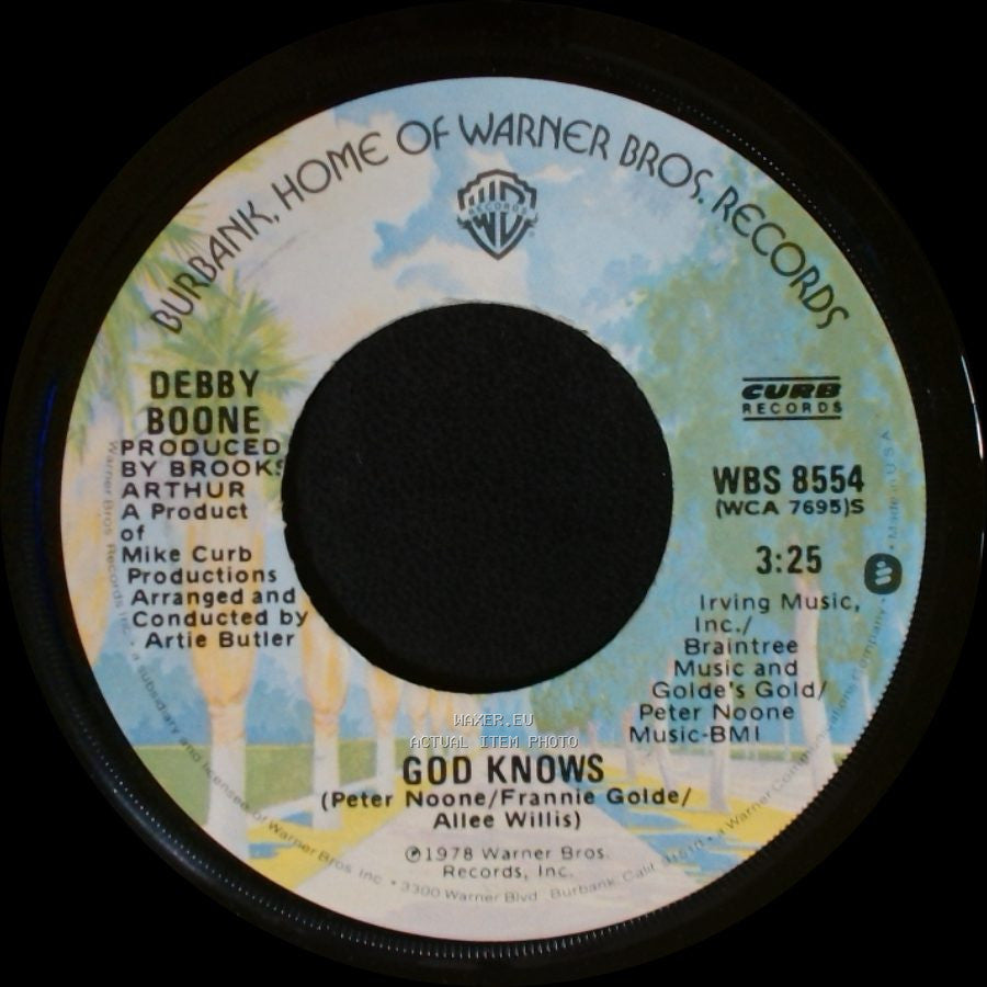 Debby Boone - Baby, I'm Yours / God Knows side B