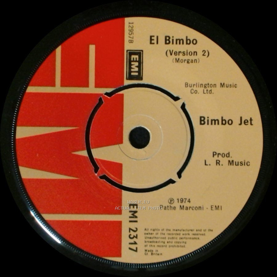 Bimbo Jet - El Bimbo (Version 1) / El Bimbo (Version 2) side B