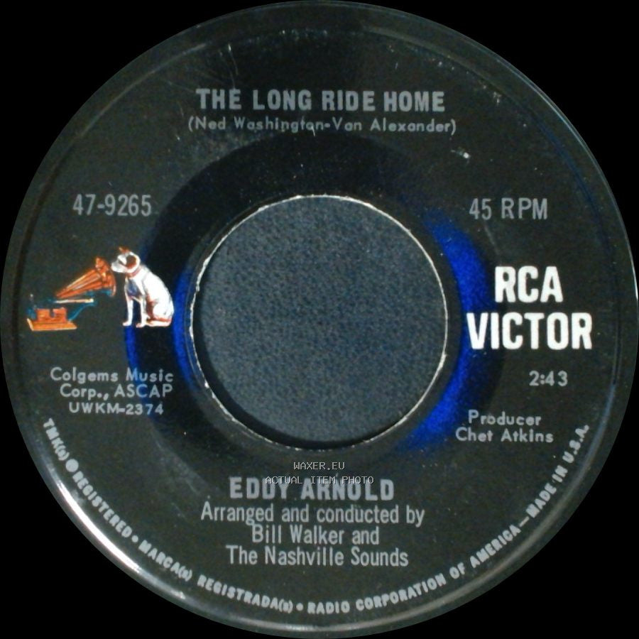 Eddy Arnold - Turn The World Around / The Long Ride Home side B
