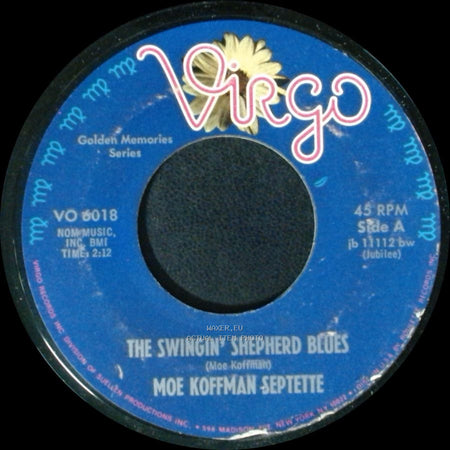 Moe Koffman Septette / Moe Koffman Quartette - The Swingin' Shepherd Blues / Hambourg Bound side A