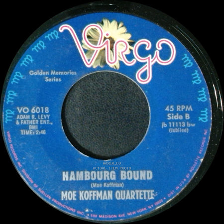 Moe Koffman Septette / Moe Koffman Quartette - The Swingin' Shepherd Blues / Hambourg Bound side B