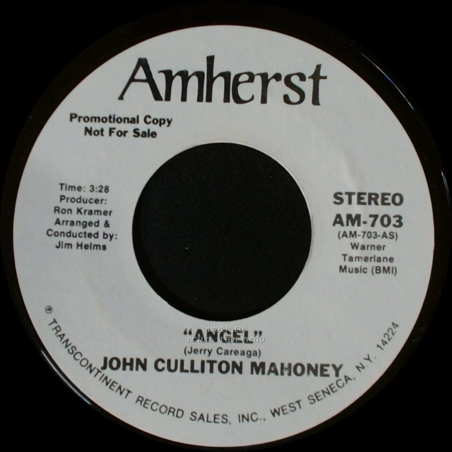 John Culliton Mahoney - "Angel" / Angel side A