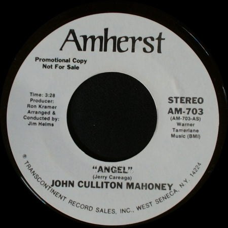 John Culliton Mahoney - "Angel" / Angel side A