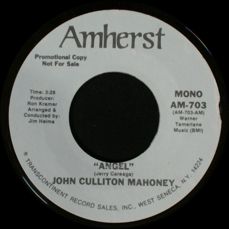 John Culliton Mahoney - "Angel" / Angel side B