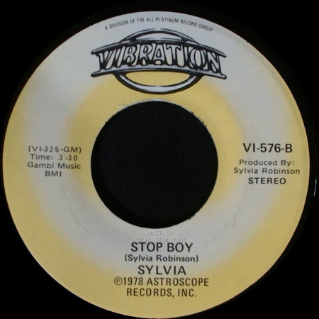 Sylvia - Stop Boy / Automatic Lover side A