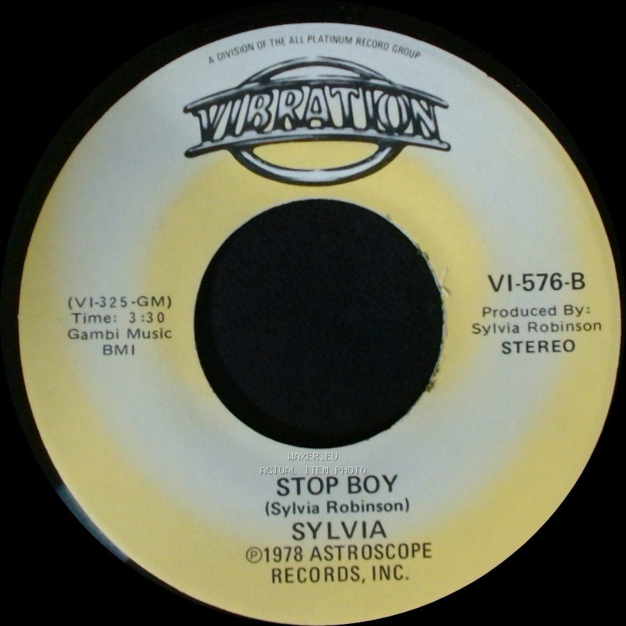 Sylvia - Stop Boy / Automatic Lover side A