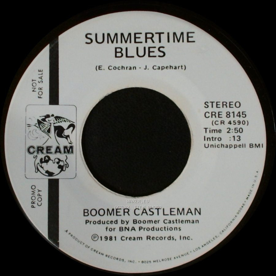 Boomer Castleman - Summertime Blues / Summertime Blues side A
