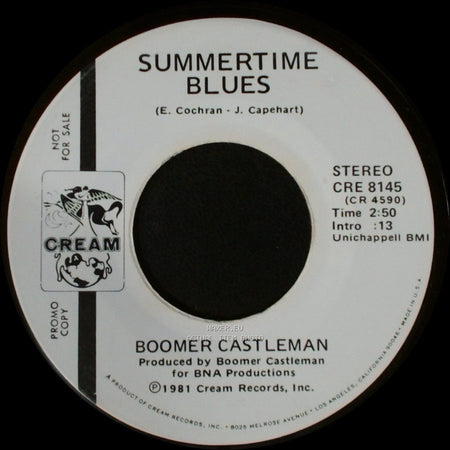 Boomer Castleman - Summertime Blues / Summertime Blues side A