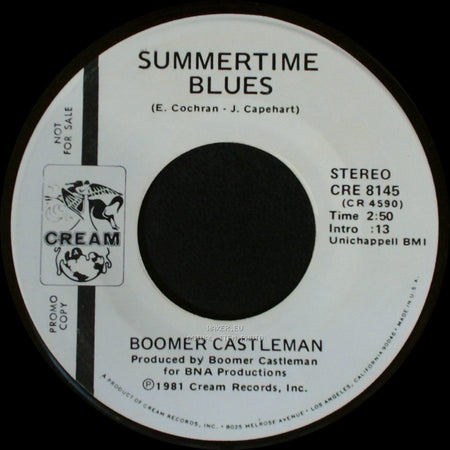 Boomer Castleman - Summertime Blues / Summertime Blues side B