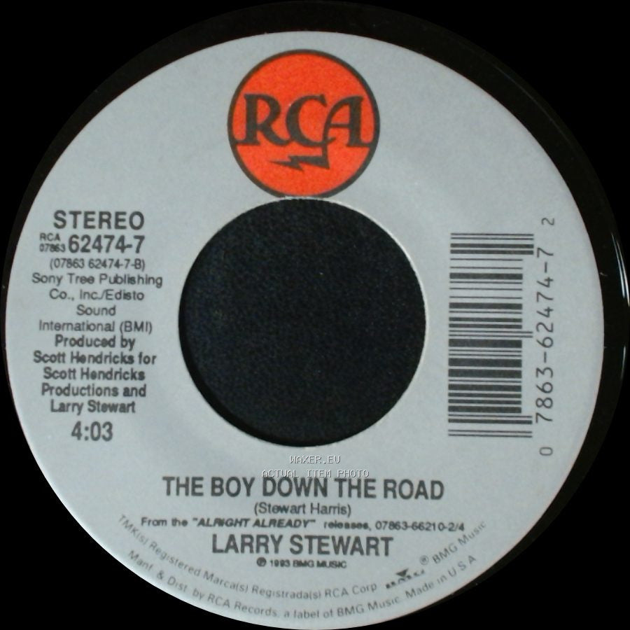 Larry Stewart - The Boy Down The Road / Alright Already side A