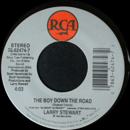 Larry Stewart - The Boy Down The Road / Alright Already side A