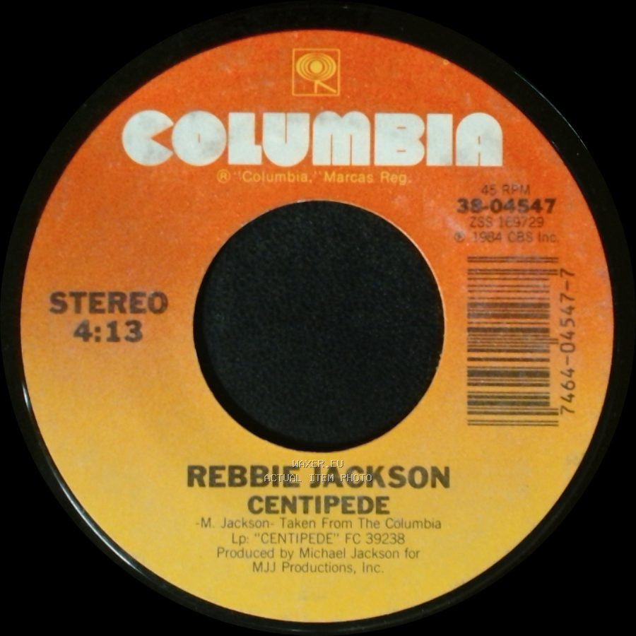 Rebbie Jackson - Centipede (Instrumental) / Centipede side B
