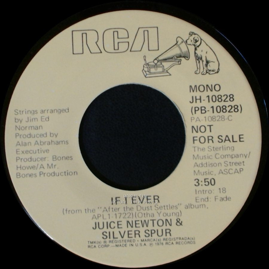 Juice Newton & Silver Spur - If I Ever / If I Ever side B